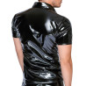 Black Level Men Chemise VINYL POLO Noire